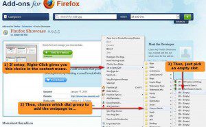 Configure Right Click Context Menu for Speed Dial