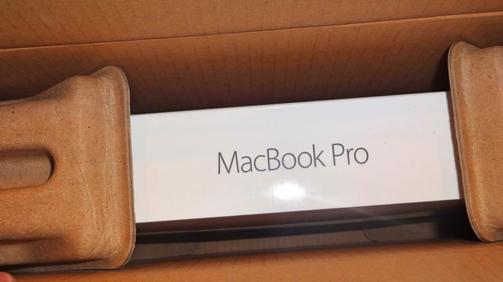 new macbook pro in box