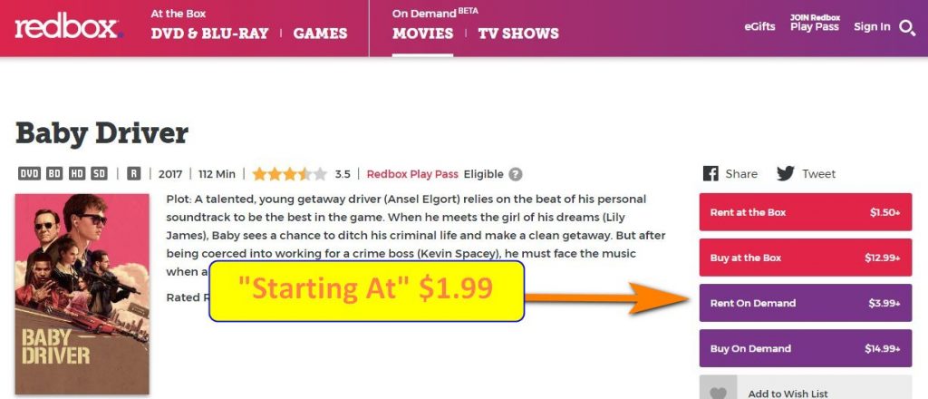 redbox on demand review pricing